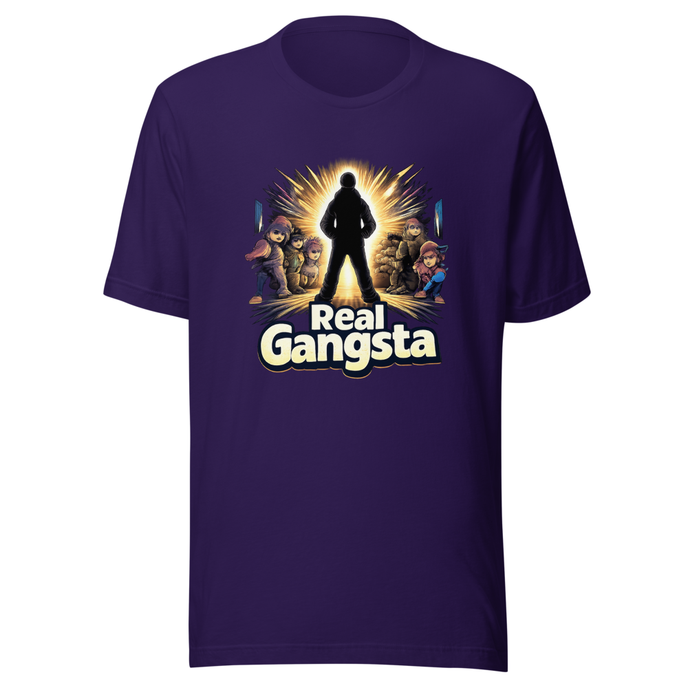 Real Gangsta T-Shirt: Level Up Your Style - Image 3