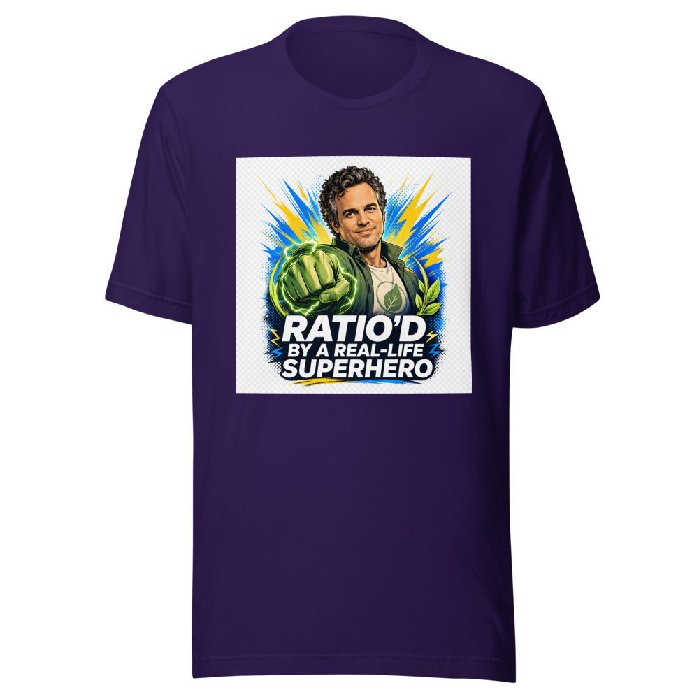 Mark Ruffalo Ratio'd Superhero T-Shirt - Image 3