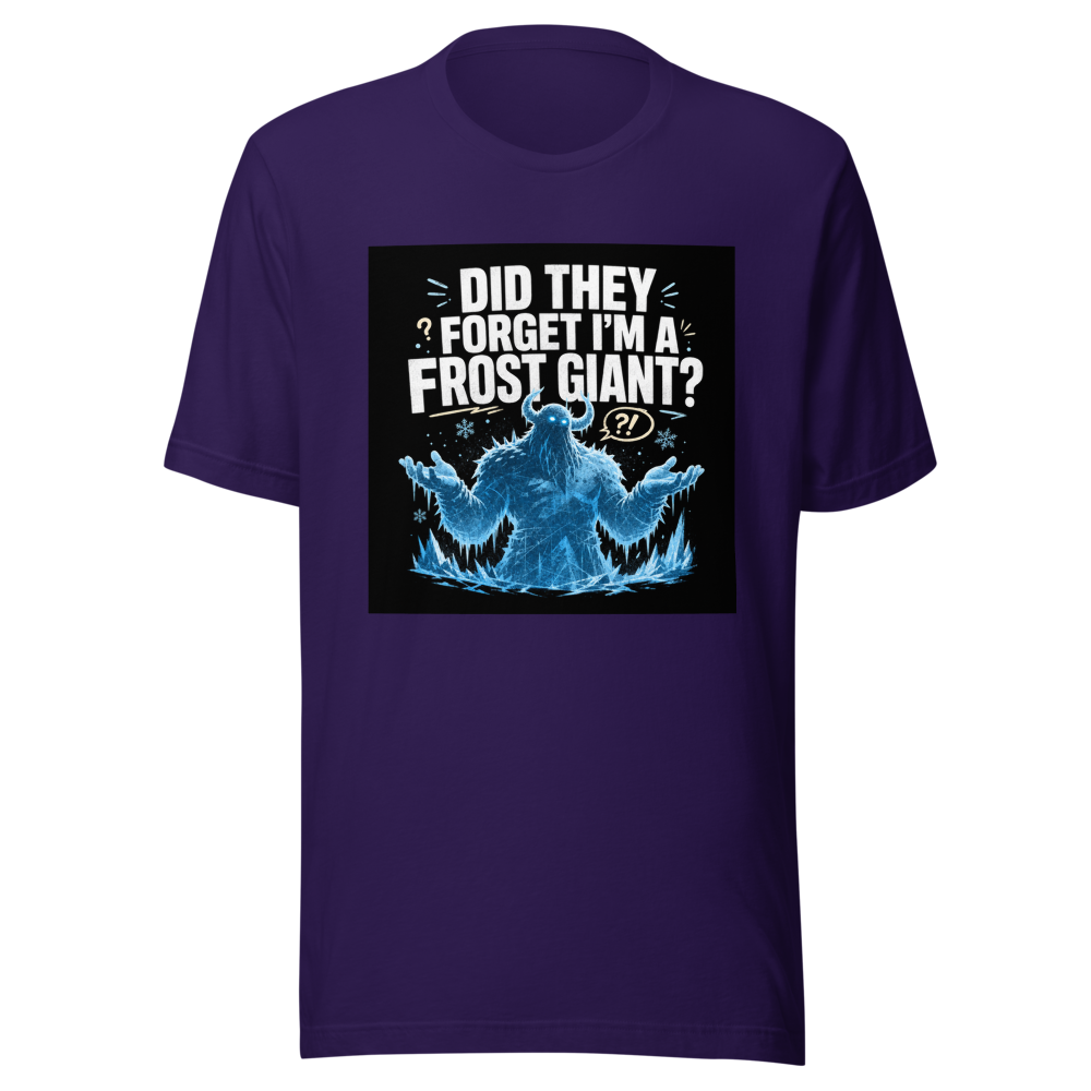 Frost Giant Lore Forgotten Thor T-Shirt - Image 3