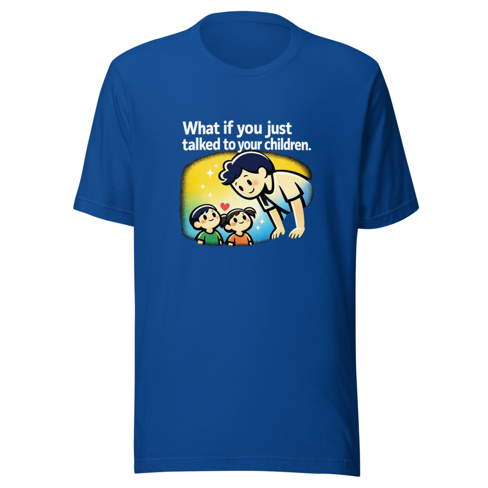Alex Hirsch Quote Tee: Talk To Your Kids - Image 8