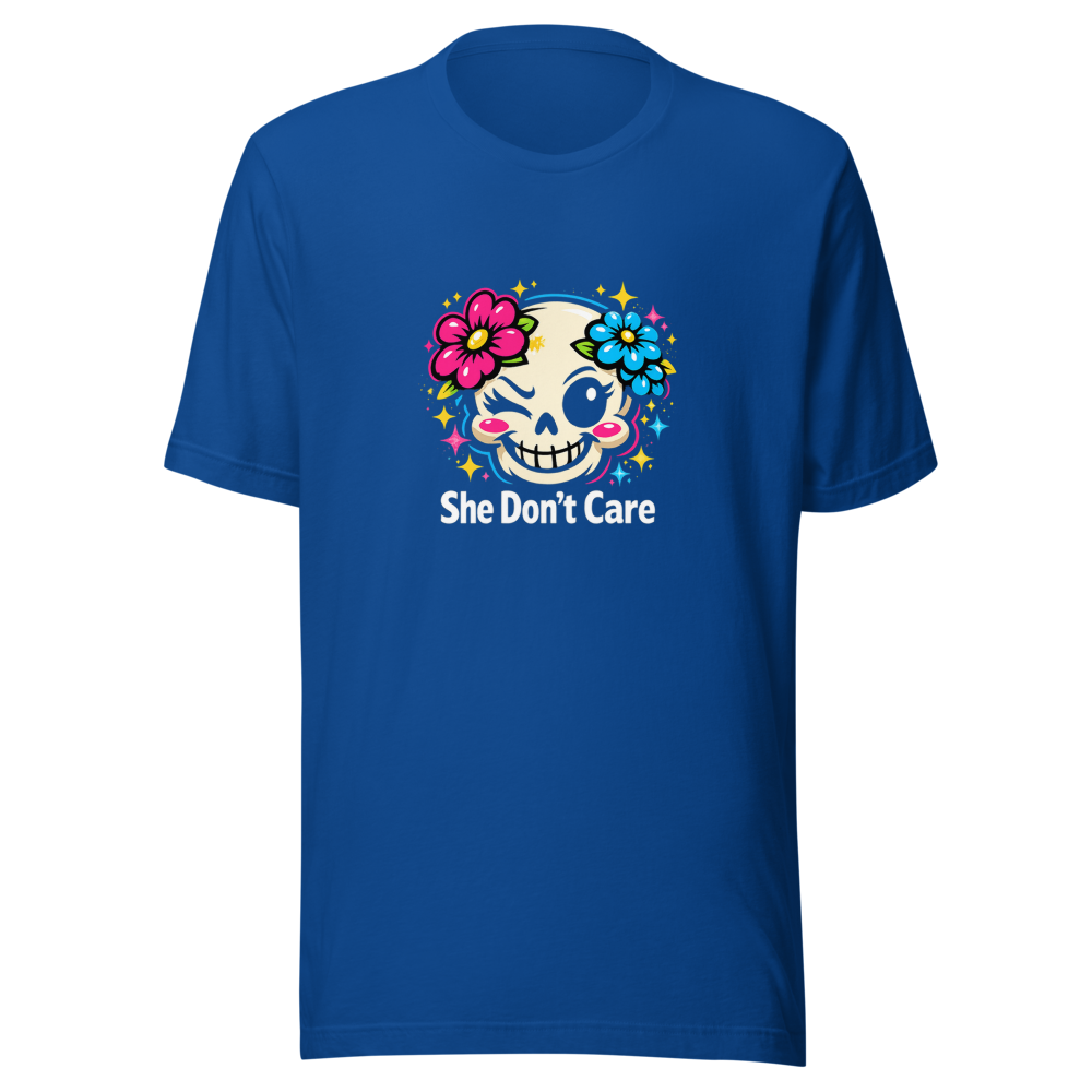 She Don't Care Tee - Unbothered Vibes - Image 8