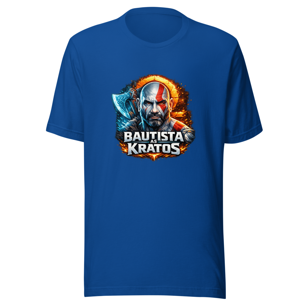 Dave Bautista as Kratos God of War Series T-Shirt - Image 8