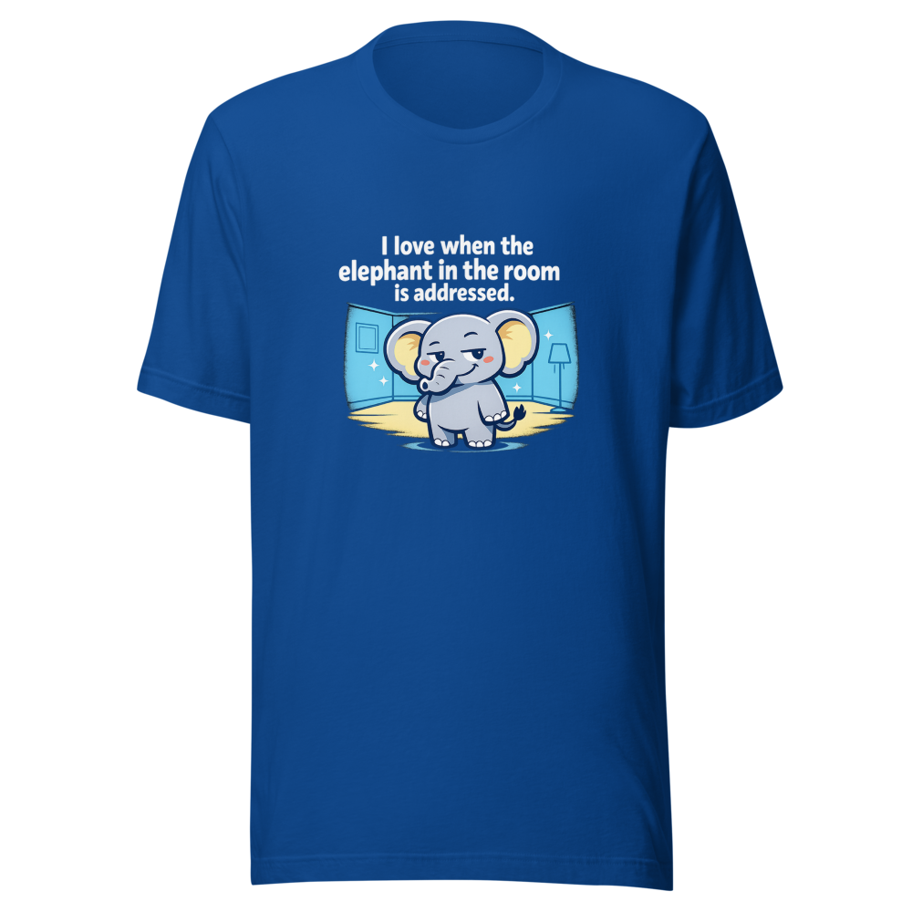 Elephant In The Room Meme Tee - Image 8