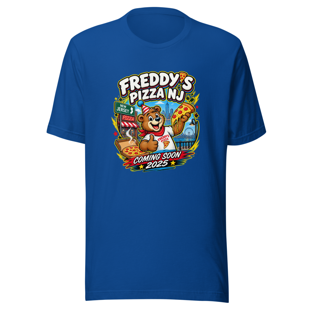 Freddy Fazbear's Pizza NJ - Coming Soon T-Shirt - Image 8