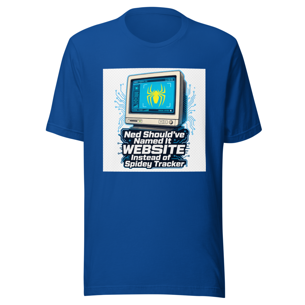 Ned's Website Tracker T-Shirt: Spider-Verse Fan Tee - Image 8