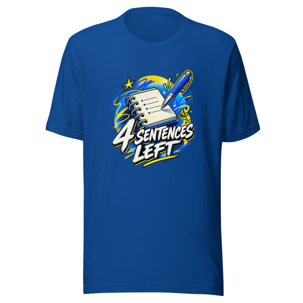 Last 4 Sentences Left T-Shirt - Image 8
