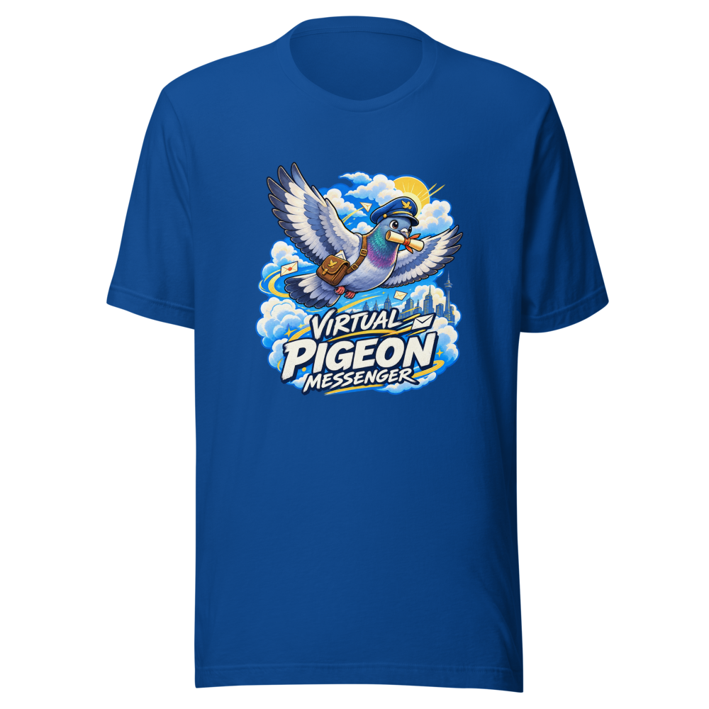 Virtual Pigeon Messenger App T-Shirt - Image 8