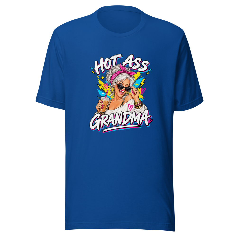 Hot Ass Grandma T-Shirt - Funny Meme Tee - Image 8