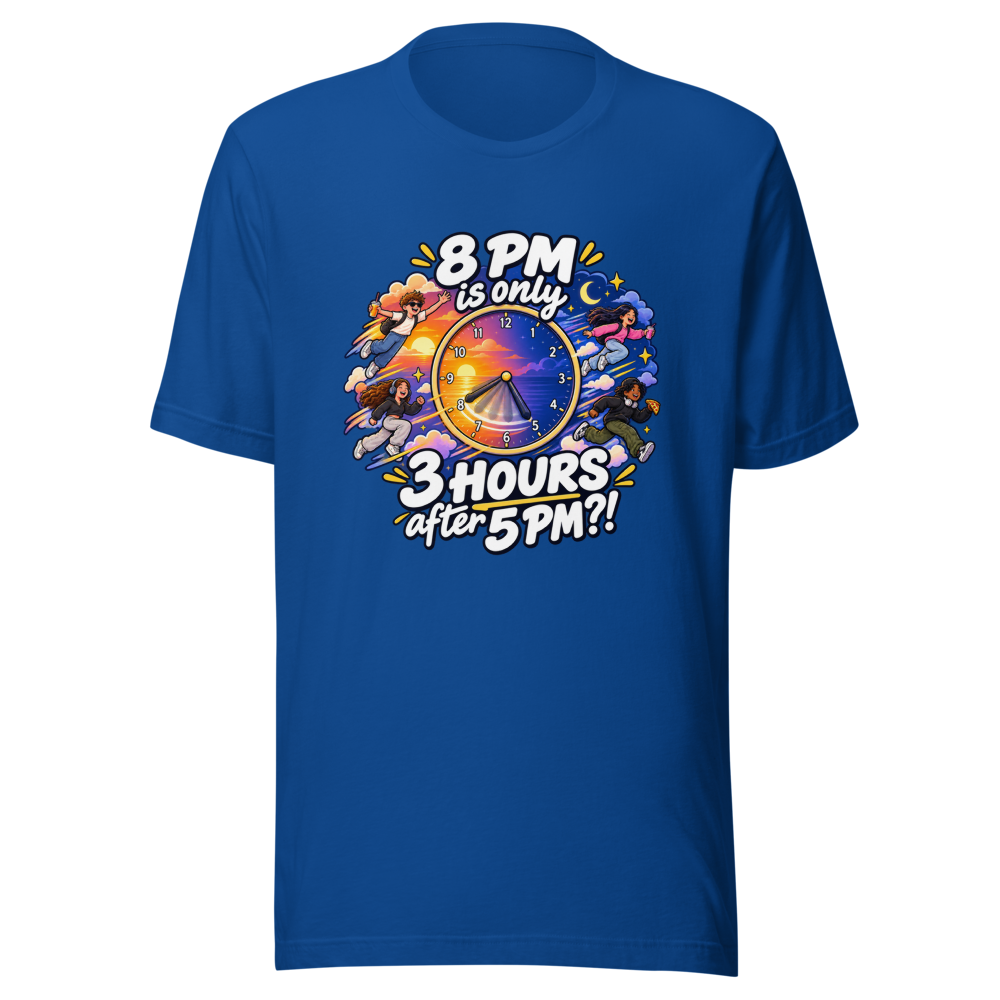 Time Flies 5 PM to 8 PM T-Shirt - Image 8