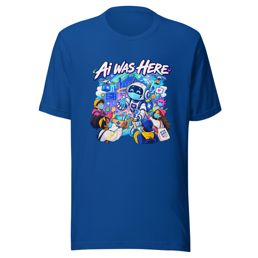 AI Was Here: Viral Covid Times Tee - Image 8