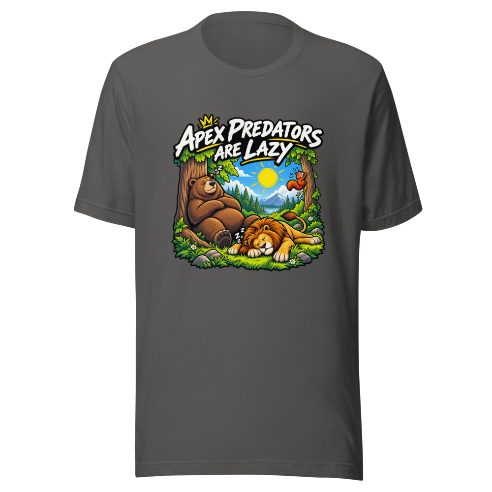 Apex Predator Lazy Vibes Only T-Shirt - Image 11