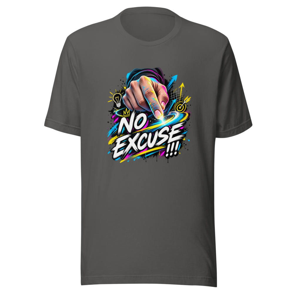 Finger Drawn Art No Excuse AI Sucks Tee - Image 11