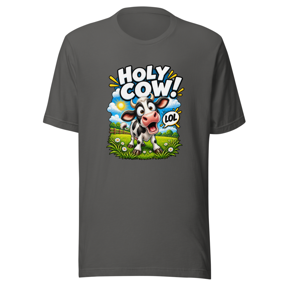 Funny Meme T-Shirt: LOL Holy Cow! - Image 11