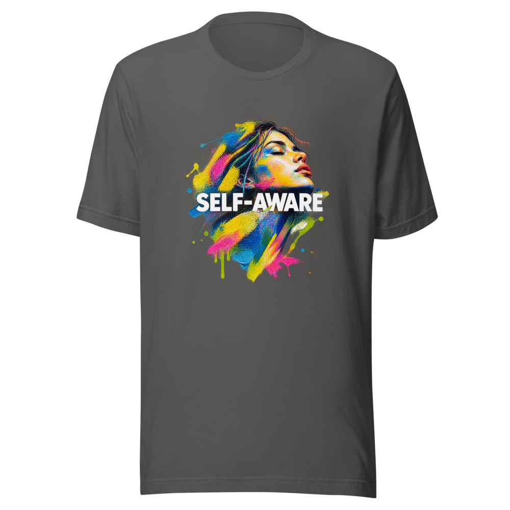 Self-Awareness Art T-Shirt | Abstract Oil on Paper Vibe - Image 11