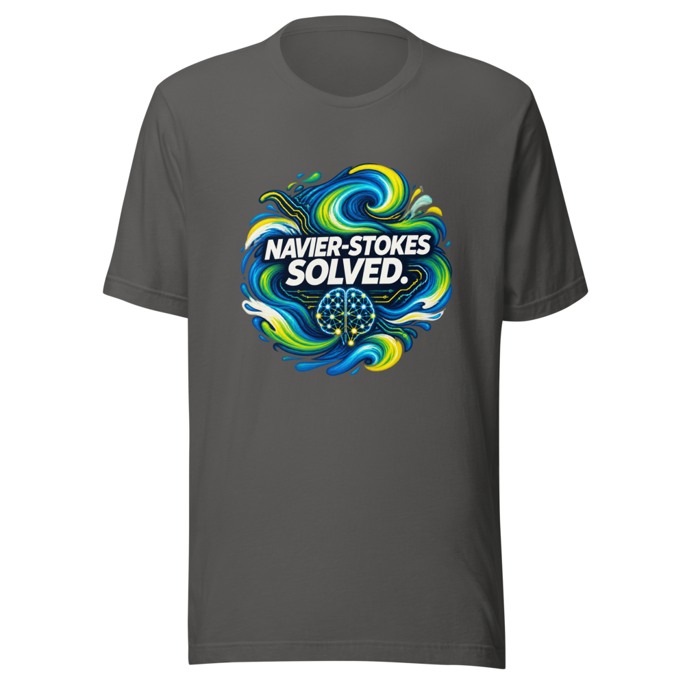 Navier-Stokes Solved: AI Breakthrough Tee - Image 11