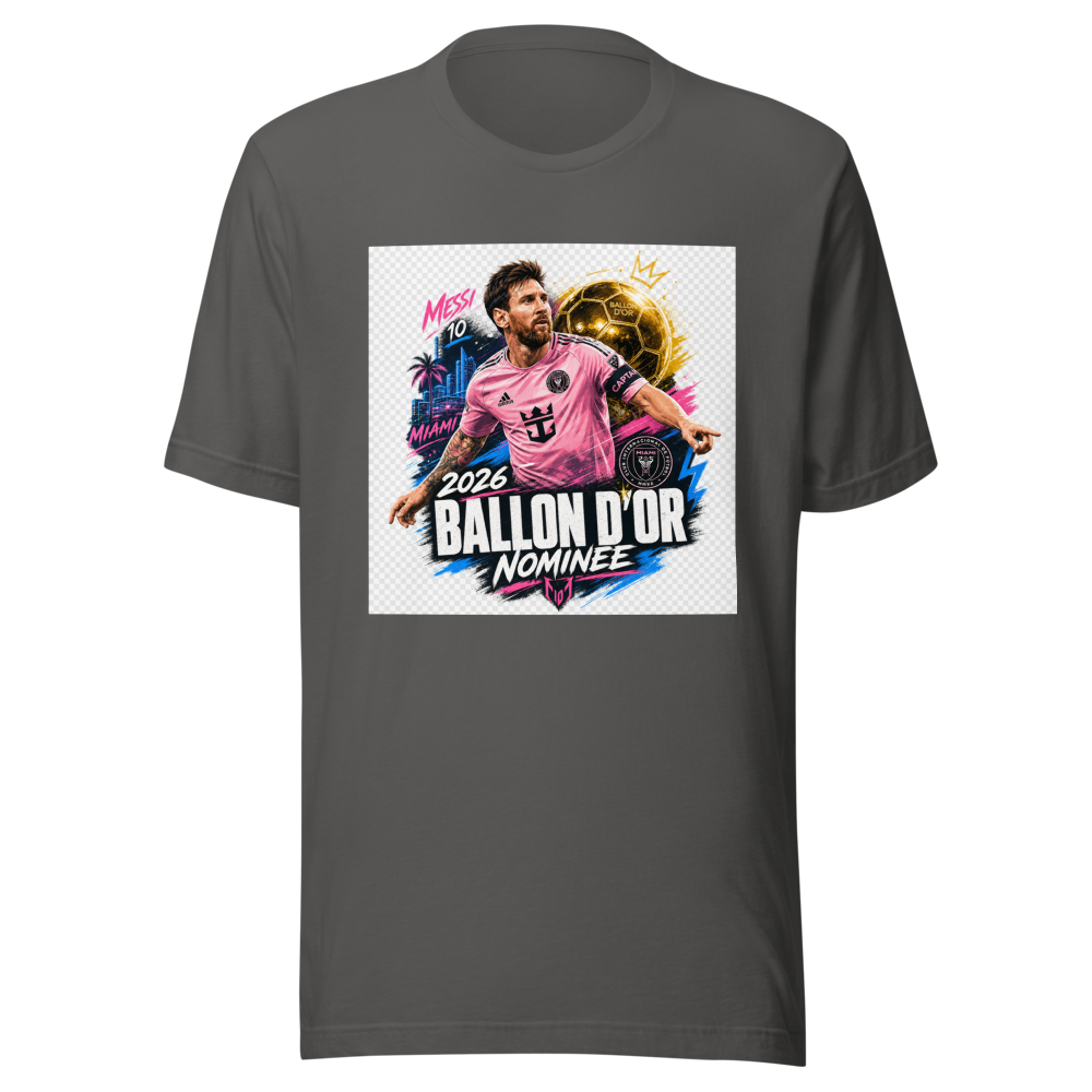 2026 Ballon d'Or Nominee Messi Fan Tee - Image 11