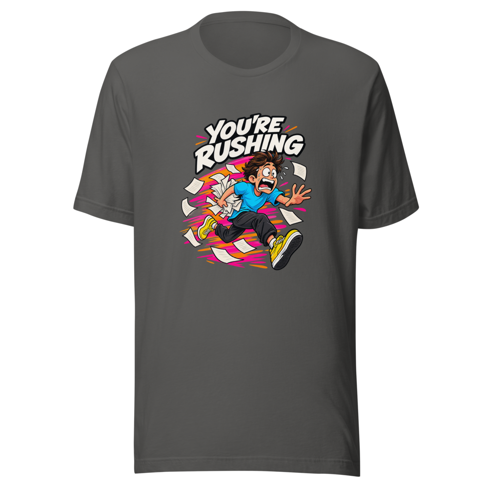 You're Rushing Funny Meme T-Shirt - Image 11