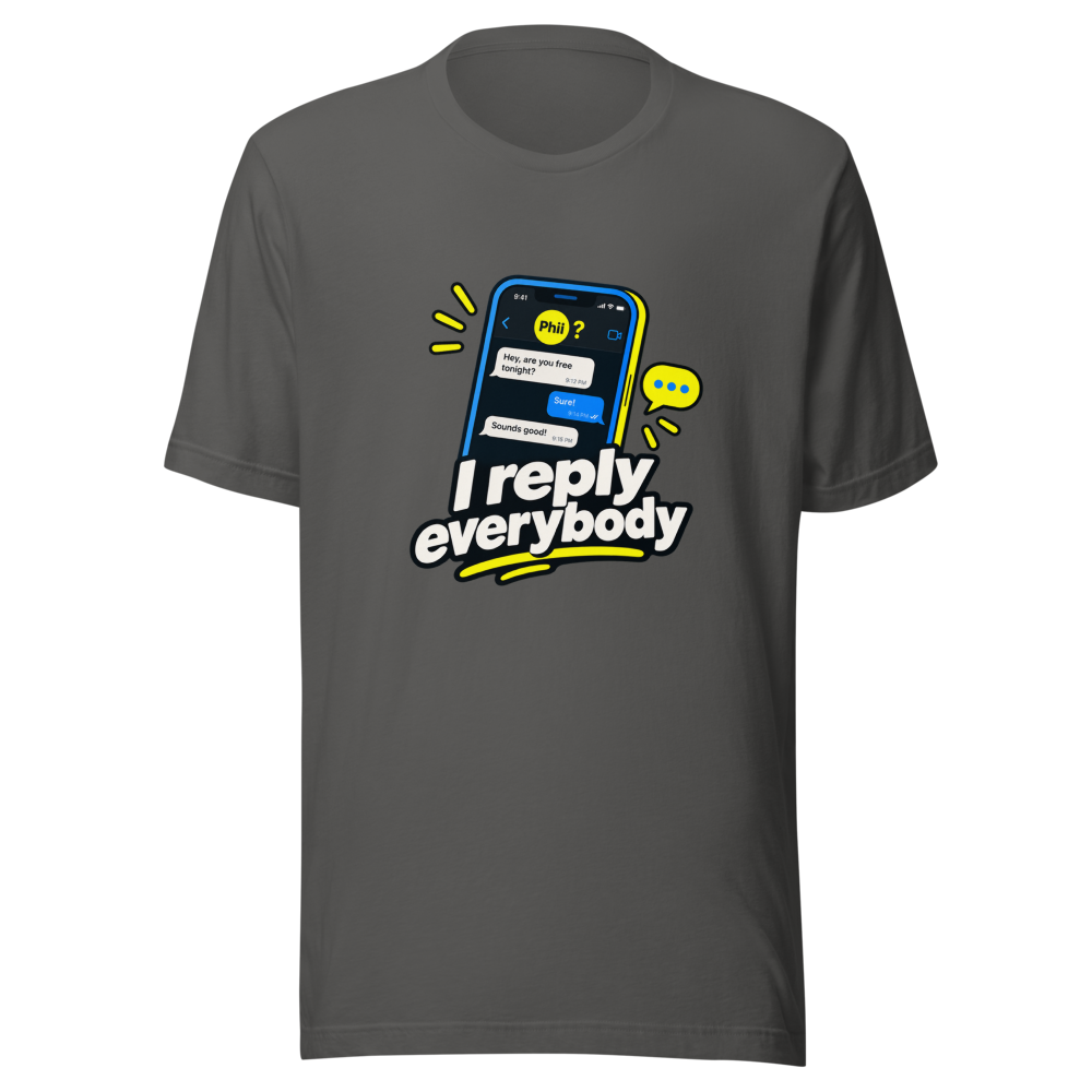 I Reply Everybody Except Phil HR Meme T-Shirt - Image 11