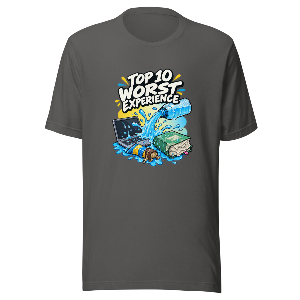 Worst Experience Leaking Bag Water Bottle Tee - Image 11