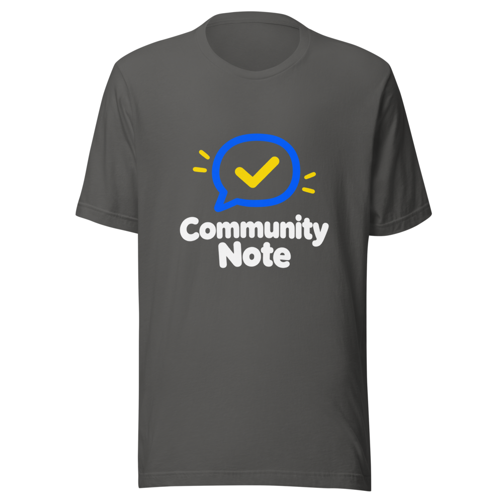 Community Note Funny T-Shirt - Image 11