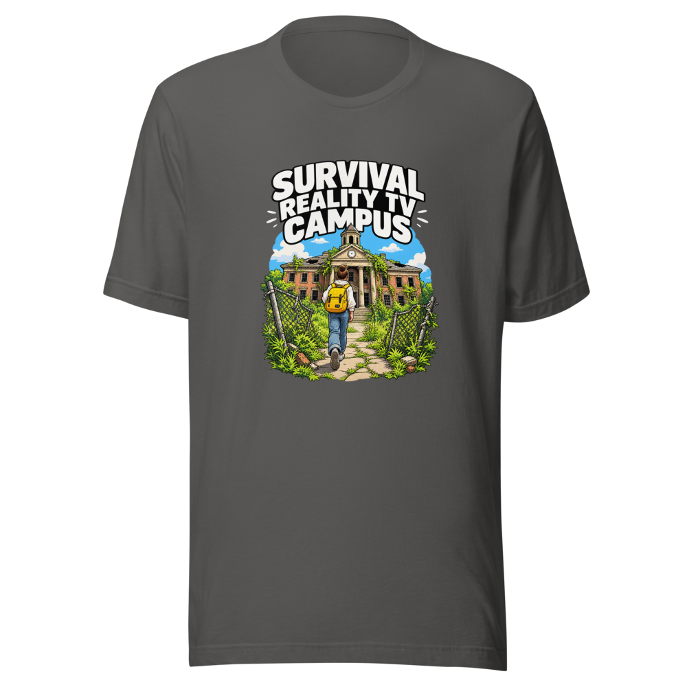 Survival Reality TV Campus T-Shirt - Image 11