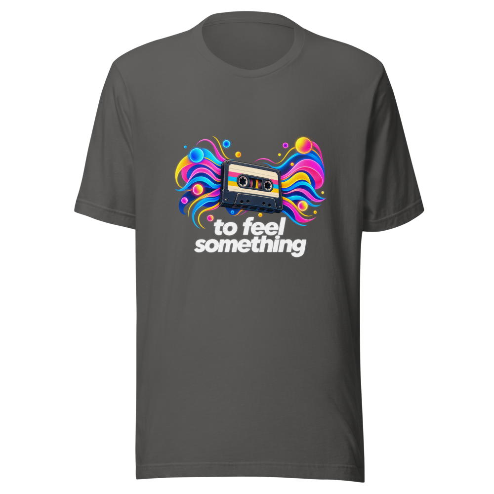 Feel Something Playlist Vibe Tee - Image 11