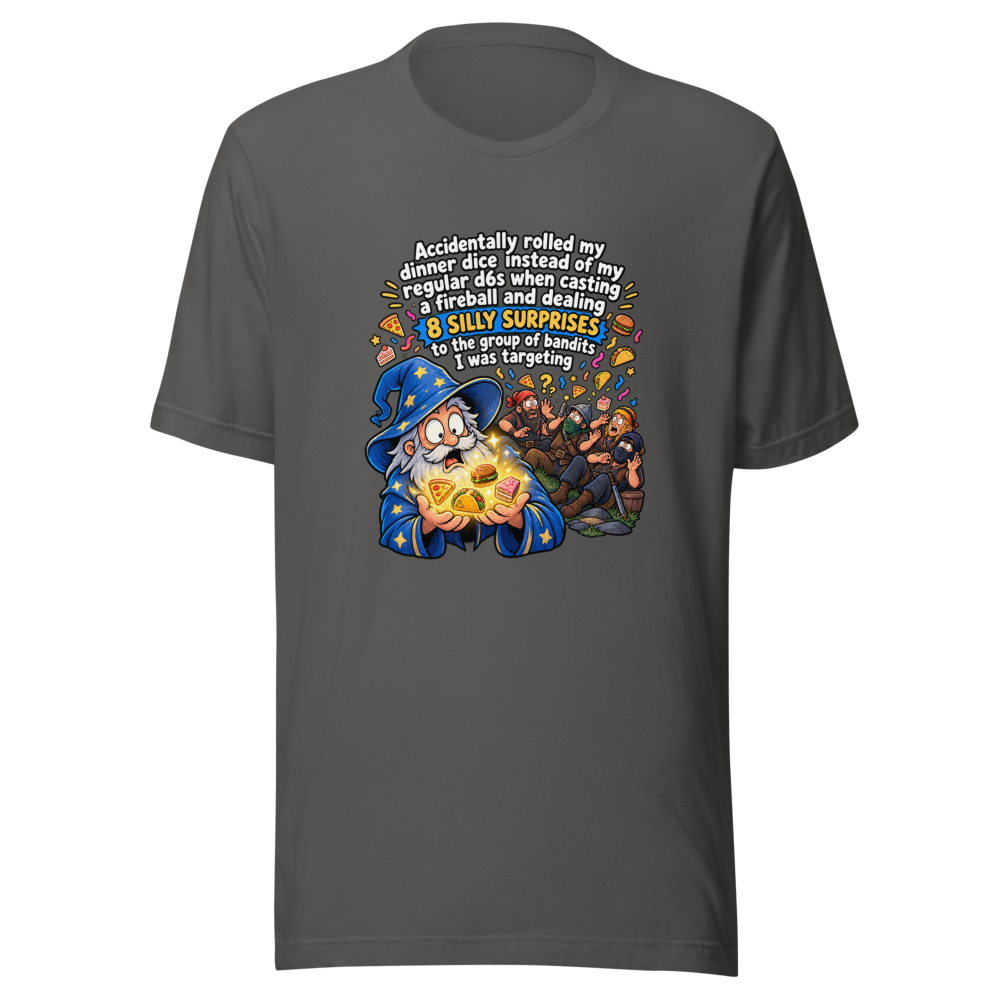 D&D Dice Fail: Fireball Mishap T-Shirt - Image 11