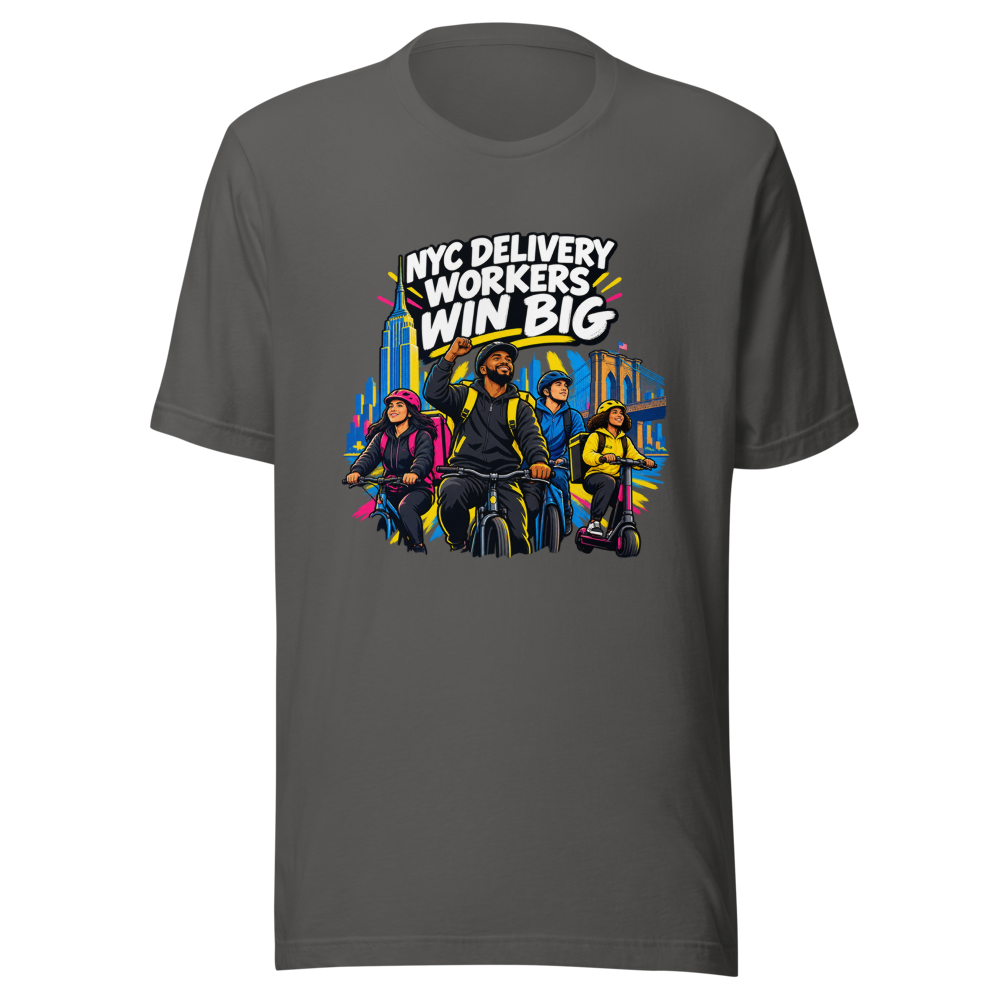 NYC Delivery Workers Win Big Settlement Tee - Image 11