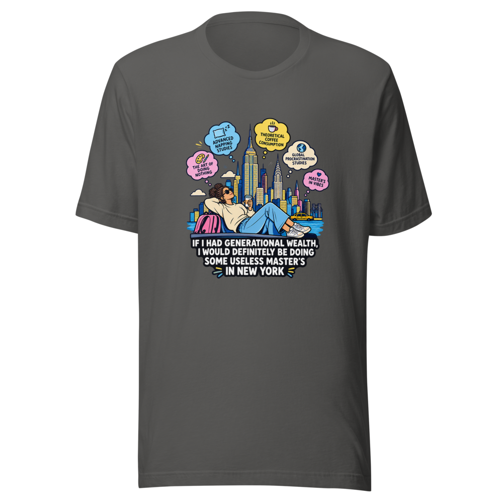 Generational Wealth NYC Master's Degree Tee - Image 11