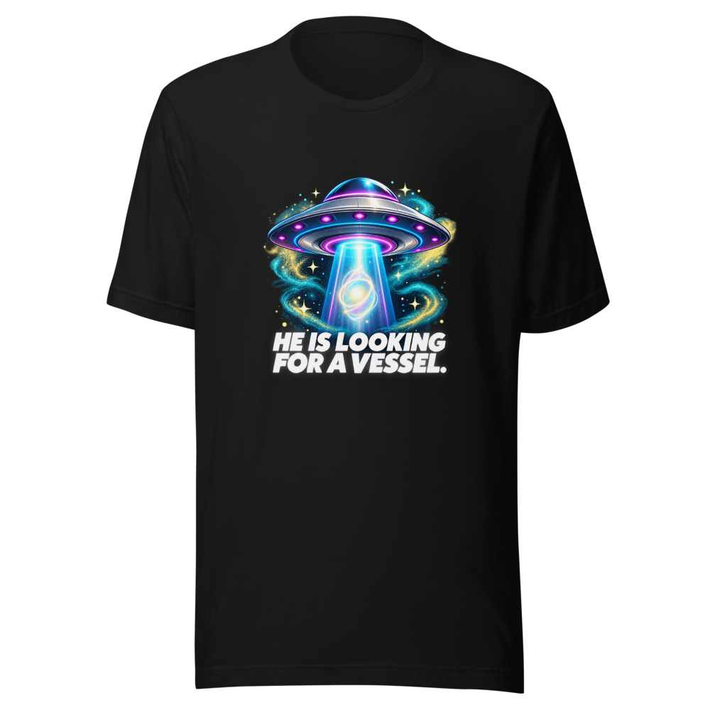 He Is Looking For A Vessel Meme T-Shirt - Image 2