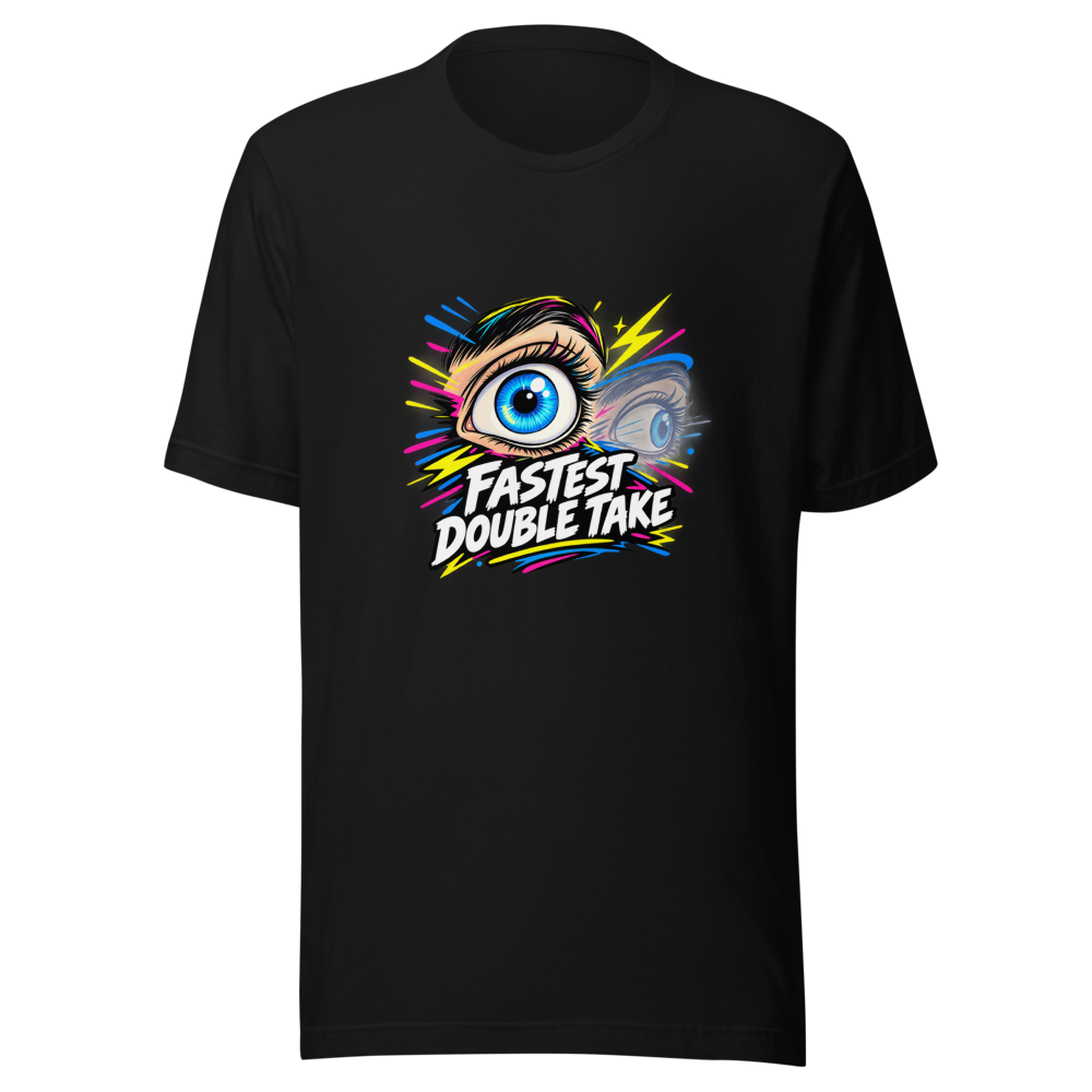 Fast Double Take GIF Viral Meme T-Shirt - Image 2
