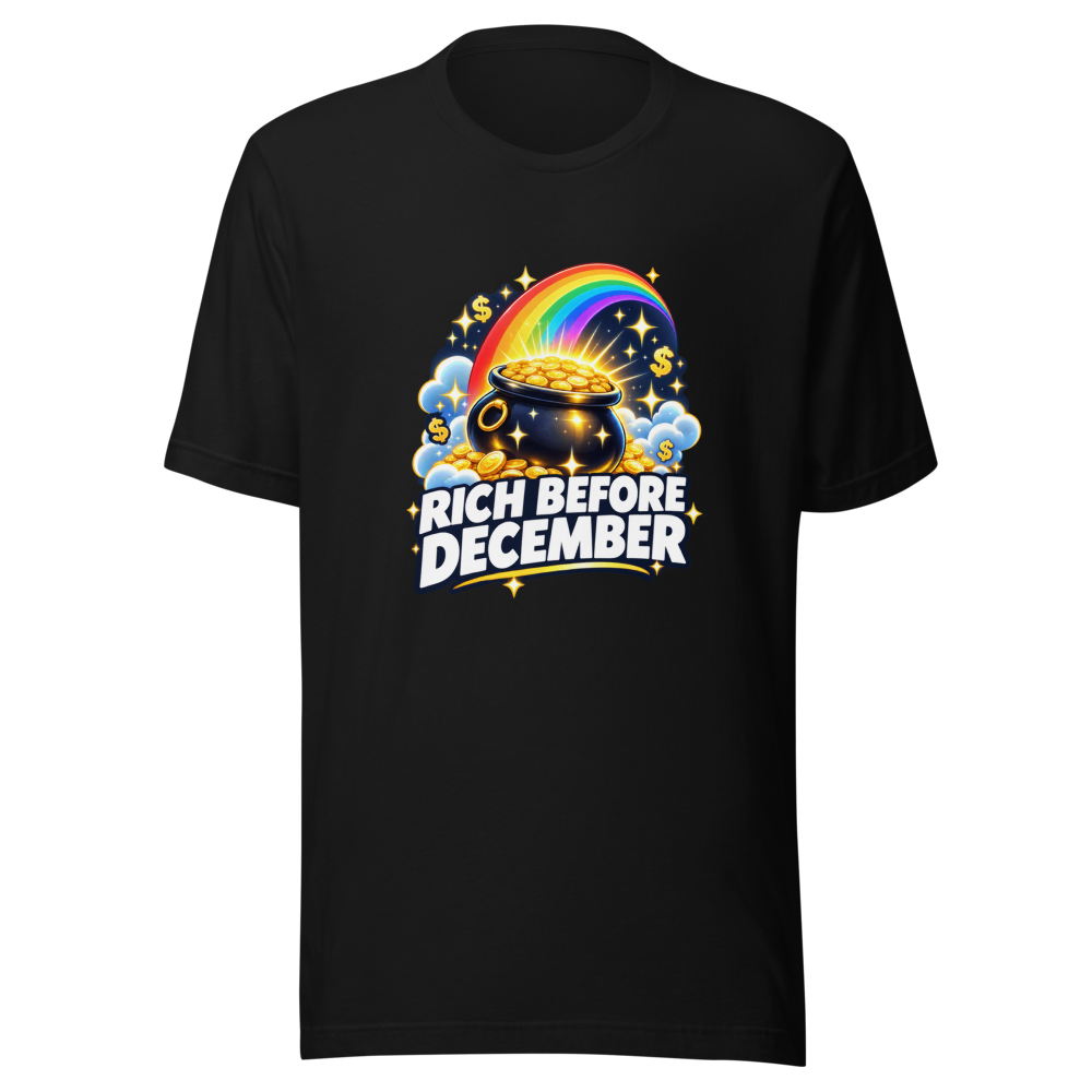 Get Rich Before December Viral T-Shirt - Image 2