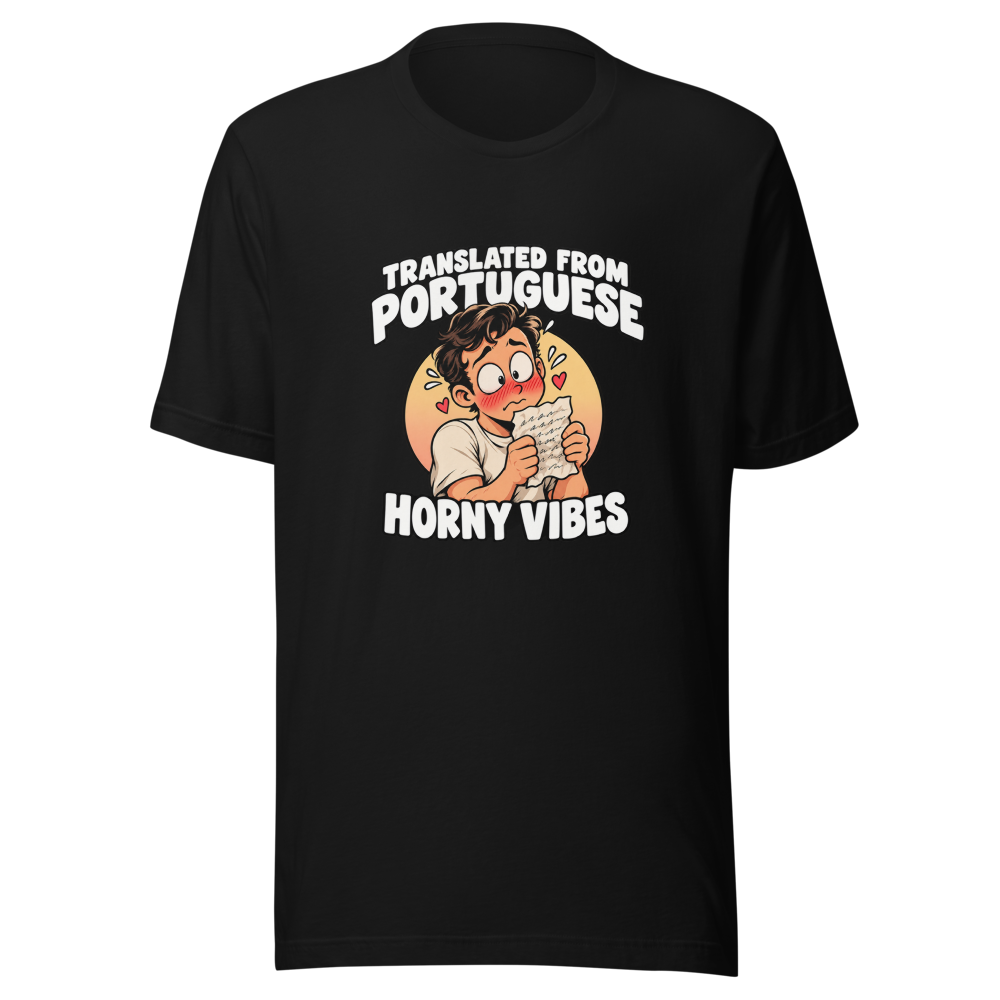 Translated Horny Vibes T-Shirt - Image 2