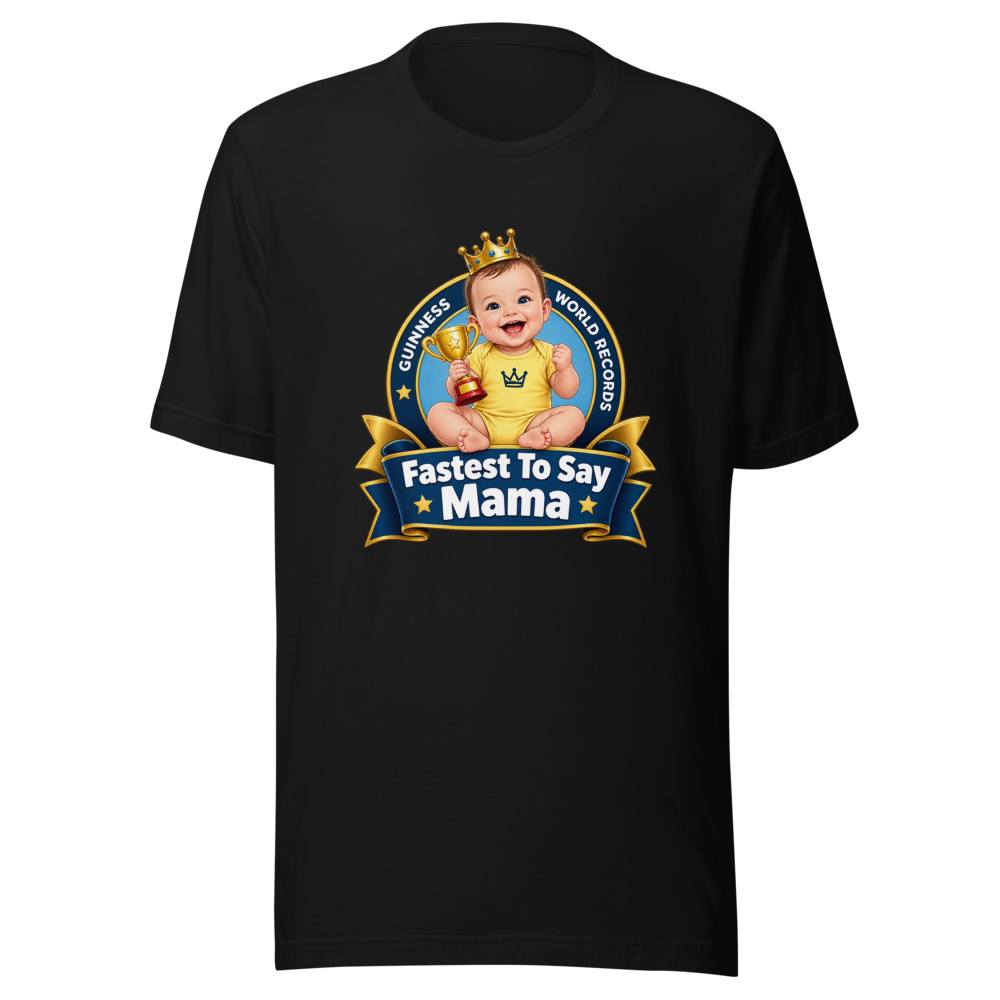 Baby's First Words World Record T-Shirt - Image 2