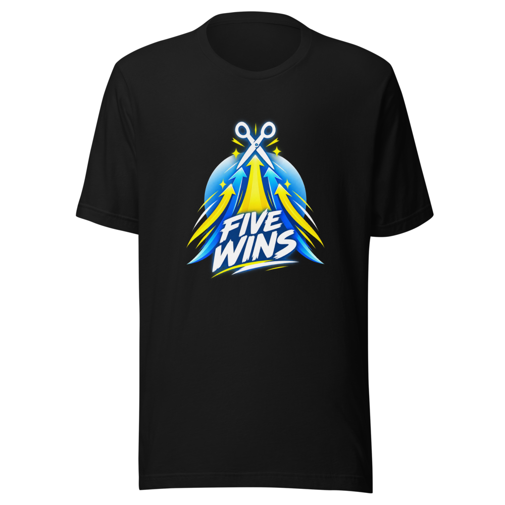 Five Wins Streak T-Shirt | ManCity Fan Gear - Image 2