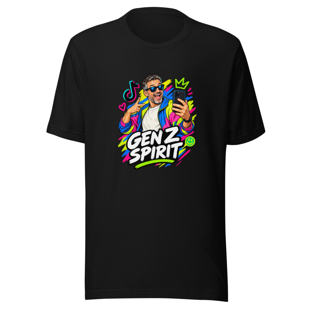 Gen Z Spirit 40 Year Old Men T-Shirt - Image 2