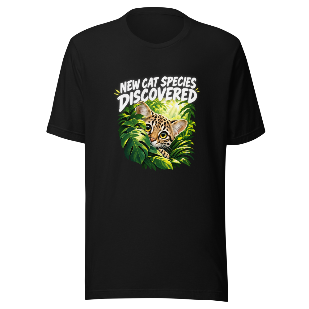 New Cat Species Discovered - Tiny Wild Cat Tee - Image 2