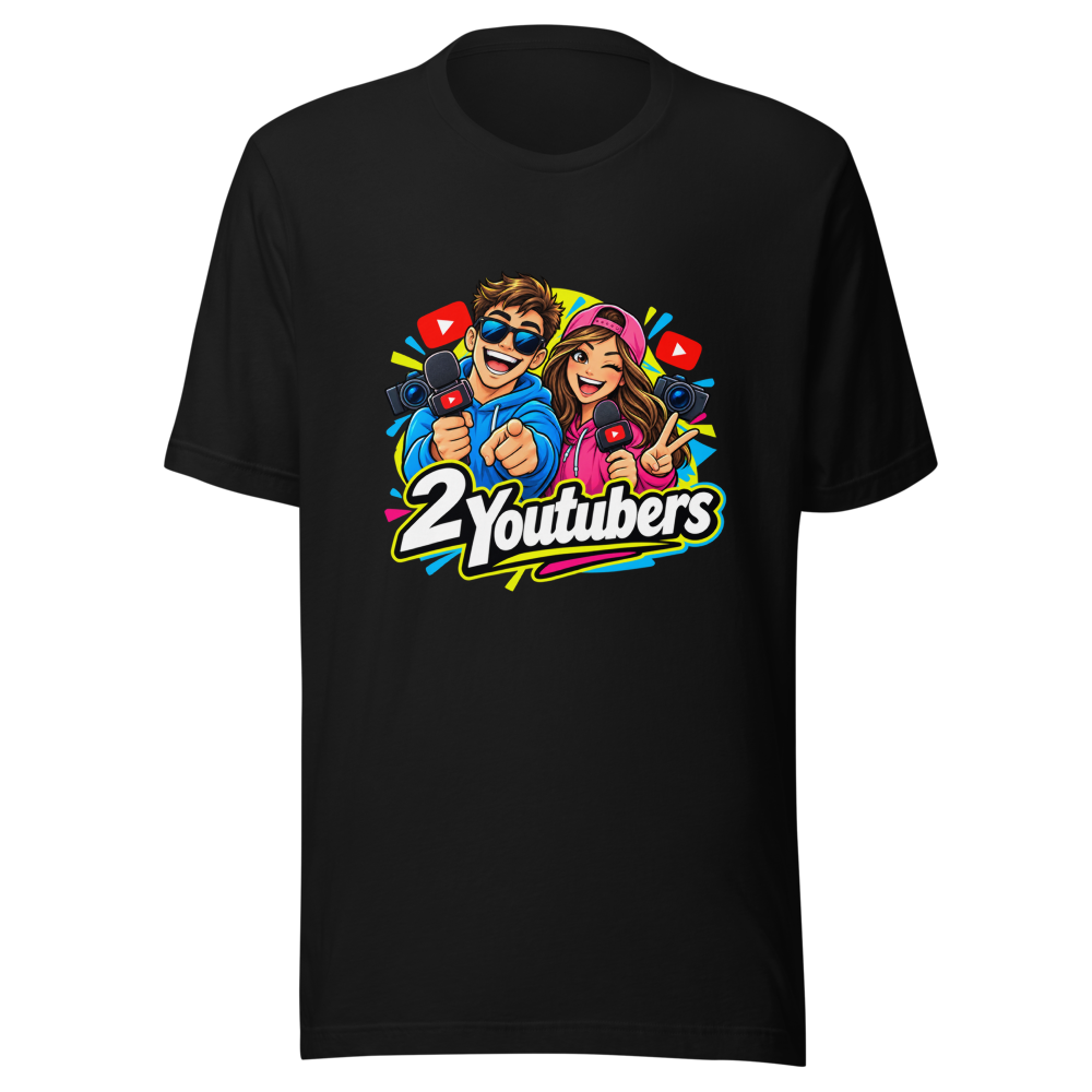 2 Youtubers Viral Meme T-Shirt - Image 2