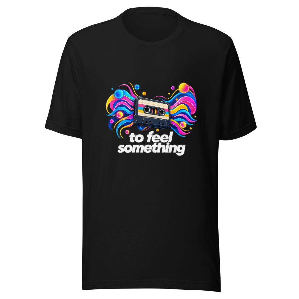 Feel Something Playlist Vibe Tee - Image 2