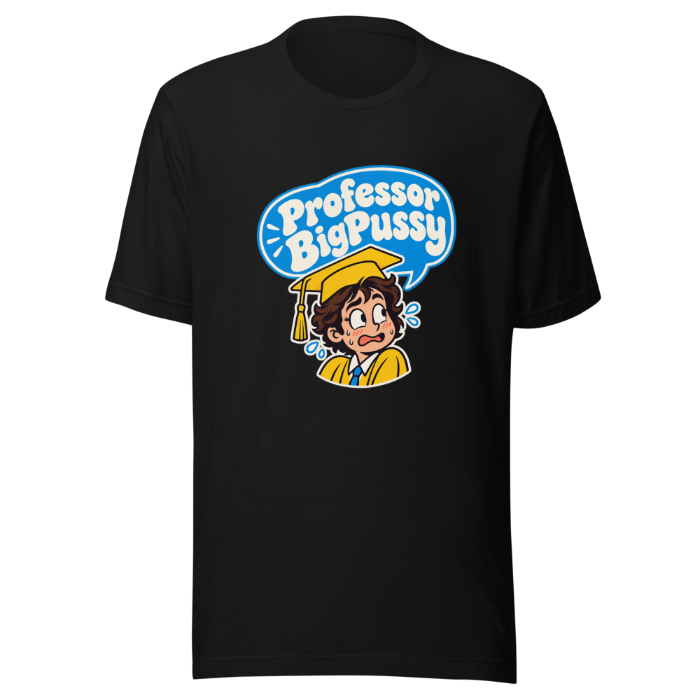 Professor BigPussy Viral Meme T-Shirt - Image 2