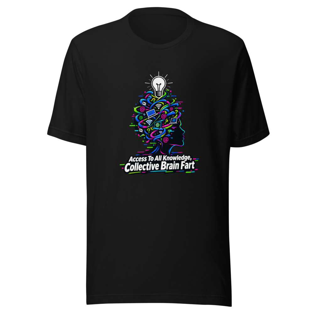 Modern Genius Tee: Information Overload - Image 2