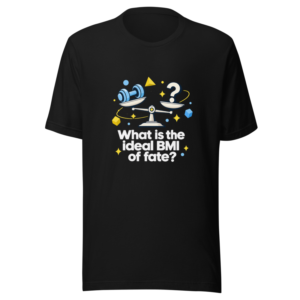 Fate's Ideal BMI Funny Quote T-Shirt - Image 2