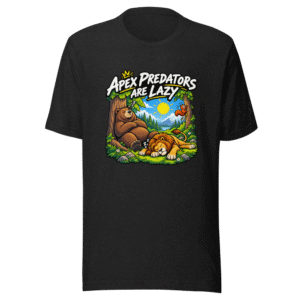 Apex Predator Lazy Vibes Only T-Shirt