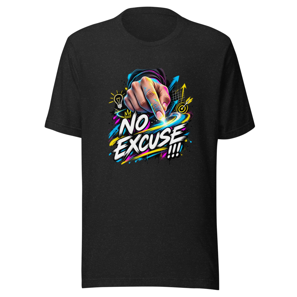 Finger Drawn Art No Excuse AI Sucks Tee