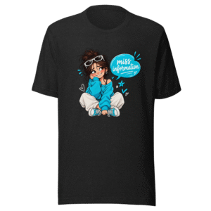 Oops! Miss Information Funny Typo T-Shirt