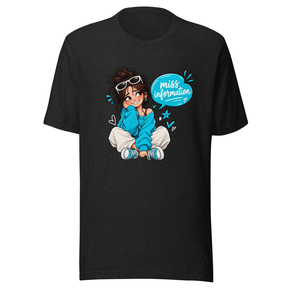 Oops! Miss Information Funny Typo T-Shirt