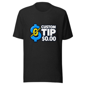 Custom Tip $0.00 Viral Meme T-Shirt