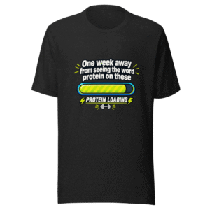 Protein Loading Soon Funny Gym Meme T-Shirt