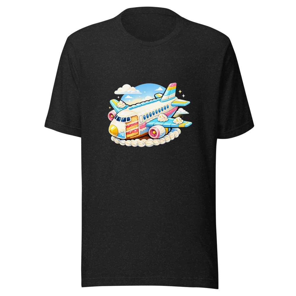 Viral Plane Cake T-Shirt - Sweetest Flight Ever
