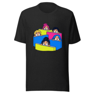 Awkward Breakup Cubicle Heads Funny T-Shirt
